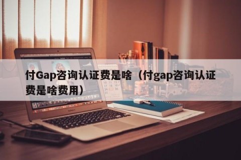 付Gap咨询认证费是啥（付gap咨询认证费是啥费用）