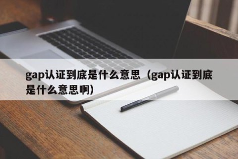 gap认证到底是什么意思（gap认证到底是什么意思啊）